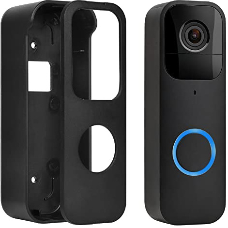 Adhesive Door Mount Compatible with Blink Video Doorbell (2021-1st Gen), No-Drill Mounting Bracket, Not for Blink Video Doorbell (2025-2nd Gen), Accessories for Your Security System - Black