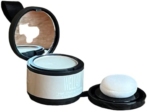 WELL4U - Haar Ansatz Puder - Make-up für Ihre Kopfhaut in 13 Farben - wasserfestes Ansatzpuder für Frau und Mann - gezielter als Kaschierspray, Kaschierstift oder div. Concealer - Hair Line Powder