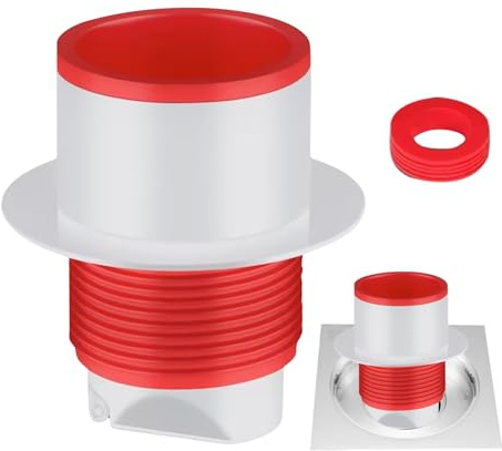 Abwasserrohrstopfen - Schnellablauf-Ablaufschlauchadapter - Ablaufschlauch | Adapter, Ablaufrohr-Schlauchdichtung, Waschmaschinen-Ablaufschlauch-Dichtung, geruchshemmendes Silikon für