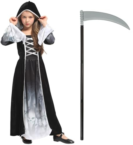 Epokus Halloweenkostym för flicka, Mieti kostym, prinsesskostym, storlek L