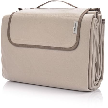 meteor Extra Large Picknickdecke mit wasserdichter Unterseite XXL sanddichte campingdecke Outdoor stranddecke tolle Picknick-Matte groß Thermo isoliert Camping-Decke für Park Garten Strand