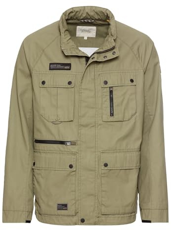 camel active Herren Fieldjacket aus Reiner Baumwolle Dunkelgrün, menswear-54