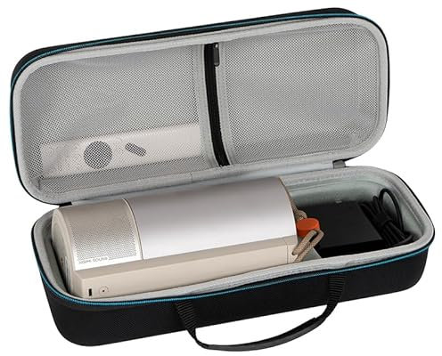 CBDYWVR Étui de Transport Rigide pour Mini projecteur XGIMI MoGo 3 Pro 1080P, étui de Voyage pour MoGo 4 et Support réglable, Rangement pour télécommande, Chargeur et Autres Accessoires, Noir