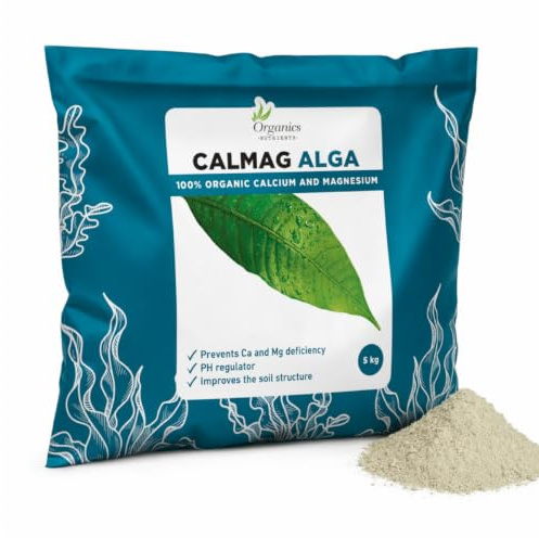Organics Nutrients CalMag alga – Natürlicher Bodenverbesserer mit Kalzium und Magnesium, reguliert pH-Wert, stärkt Pflanzen und erhöht Erträge, geeignet für Bio-Landbau