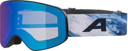 ALPINA SLOPE Q-LITE - verspiegelte, kontrastverstärkende OTG Skibrille mit 100% UV-Schutz für Erwachsene - Rahmengröße M