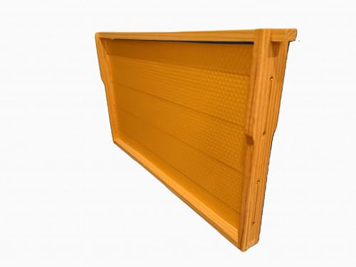 10 Stück Rähmchen Zander mit Hoffmann Seiten, inkl. Mittelwand fertig eingebaut - Bienenbedarf - Imkerbedarf - Wachs - Honig,