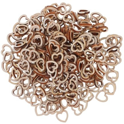 SEWACC 300piezas Kits De De Madera Sin Terminar Para Manualidades y Adornos Perfectos Para San Valentín