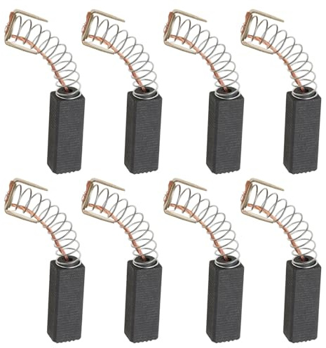 Create idea 8 Escobillas de Carbón para Motor Eléctrico de 20 X 7 X 6 Mm Compatibles con Taladro Recolector de Polvo de Sierra Circular