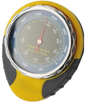 Drfeify Digital Portable Multi Functional Altimeter Barometer for Outdoor Camping Hiking - ABS Material - Great Accessory for Climbing and Skiing
