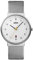 Braun Mens 3-Hand with Date Analogue Quartz Watch, White Dial and Steel Milanese Mesh Strap, 40mm Stainless Steel Case, Model BN0032WHSLMHG.