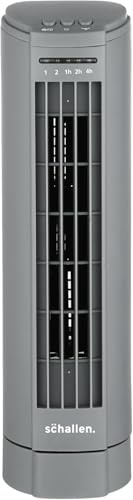 15 Air Cooling Quiet Oscillation Floor Desk Mini Tower Fan with Timer - 2026 MODEL - GREY