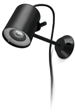 FARO BARCELONA 71546 - Flow Lampada da Parete con pichetto Nero