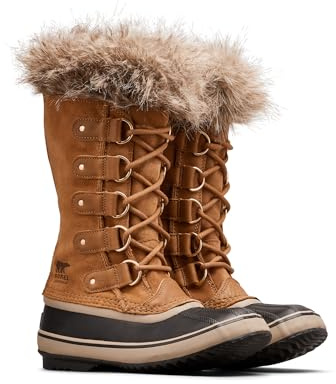 Sorel Joan of Arctic Waterproof bottes d'hiver imperméables pour femme, Marron (Camel Brown x Black), 41 EU