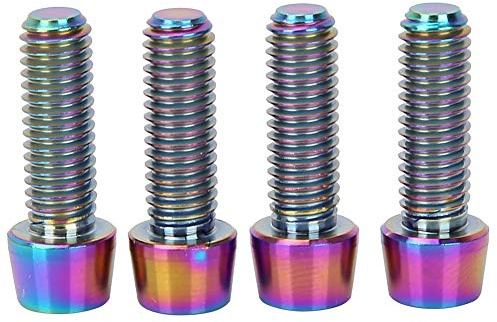 4 stücke Fahrrad Schrauben, m6 * 18mm Vorbau Schrauben Legierung Schrauben Bremshebel Schrauben Fahrradlenker festen Schrauben
