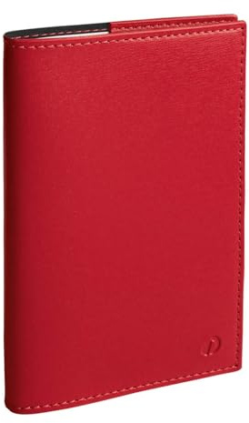 Quo Vadis - Kalender – 2025 – Präsident Prestige – Wochenkalender – Französisch – Soho – Rot – 13 Monate von Dezember bis Dezember – 21 x 27 cm – Papier Clairefontaine Elfenbeinfarben – hergestellt in