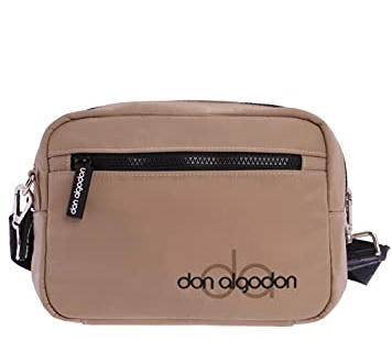 DON ALGODON - Bolso bandolera mujer - Bolso mujer - Bolsos bandolera mujer - Bolsos de mujer con cremalleras exterior - Bandolera Zaira de Nylon