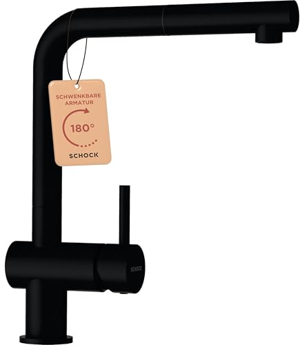 SCHOCK Robinet de cuisine EPOS Puro - CRISTADUR Basse pression avec douchette extractible