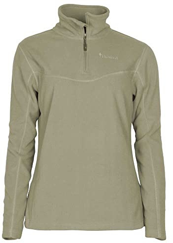 Pinewood 3069 Tiveden Damen Fleece Sweater Mid Khaki (248) XXL