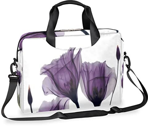 Hope Flowers Laptop-Schutzhülle für 33-40 cm (13-16 Zoll), Blumenmuster, Laptop-Schultertasche, Aktentasche, Messenger-Tragetasche