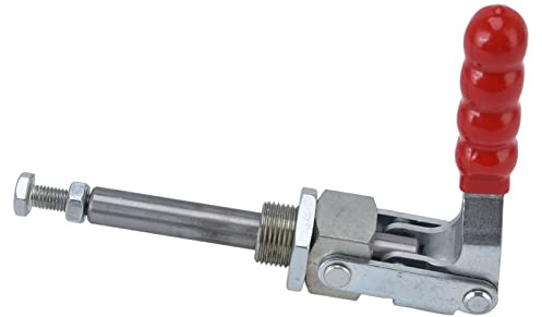 BORDSTRACT Push-Pull Clamp, Push-Pull Toggle Clamp, 701 Lb Capacity and 180° Open Handle Quick Release Inline Crank Pin Clamp