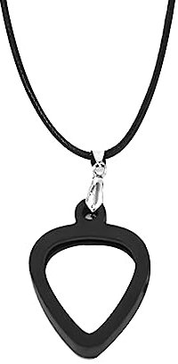 Musiin Gitarren-Plektrenhalter, kompatibel mit Fender Dunlop D'Addario Standard-Plektren, doppelseitiges Universaldesign, einfacher Zugriff für alle Stile (Standard)