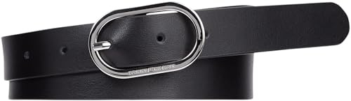 Tommy Hilfiger Damen Gürtel Chic 2.5 aus Leder, Schwarz (Black), 70 cm