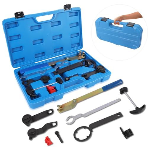 PLAYOCCAR Kit di Strumenti per la Fasatura del Motore Compatibile con Audi, Seat, Skoda, Volkswagen con 1.0 1.2 1.4 TSI, TFSI, Motore EA211