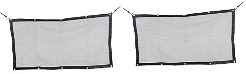 YARNOW 2stücke Faltbares Sicherheitsnetz Für Hunde Atmungsaktives Hundegitter Für Auto Und Zuhause Für Rückbank Und Kofferraum Schützt Vor Gefährlichen Bereichen Für Haustiere