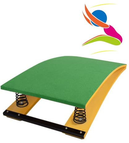 Hydravex Sprungbrett FüR Kinderturnen, Elastisches Sprungbrett FüR Sprungtraining, Stabile Und ReißFeste Sprungbretter FüR Kinder, FüR Schule Und Heim-Fitnessstudio,Green-50X80CM