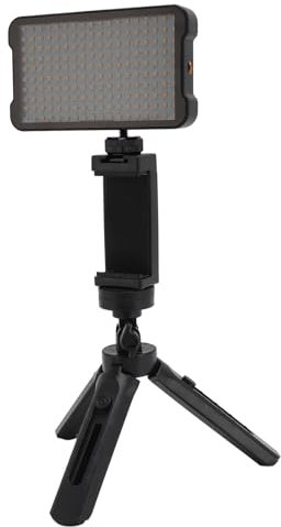 Dpofirs Luce per Tatuaggi con Filtro Polarizzatore CPL, 3 Regolazioni di Luminosità e Temperatura del Colore, Adatta per Telefoni e Fotocamere SLR, Include Supporto e Accessori