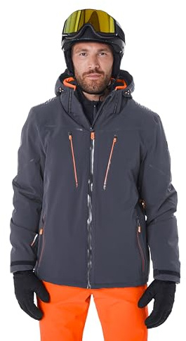 Killtec Herren Ksw 50 Mn Ski Jckt Skijacke/Funktionsjacke mit abzipbarer Kapuze, Schneefang und Unterarmventilation