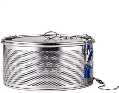 Colador para especias, cesta de salmuera de acero inoxidable – Cesta multiusos para especias de malla | Cesta de acero inoxidable, colador, colador de especias, cesta de filtro de salmuera