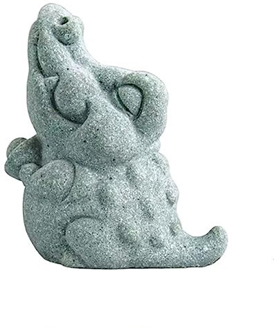 DQZRTUECA Lila Sand Tee Haustier, Tee Haustier Dekoration Sandstein Tierstatue Aquarium Landschaft Home Teetablett Ornamente 7 * 6 * 4,5 cm