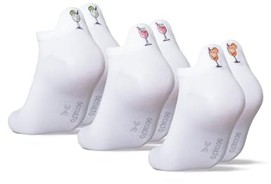Occulto Ankel Strumpor Motiv Kvinnor & Män 3-6 Pack (modell: Luca) 3 Wildberry 39-42