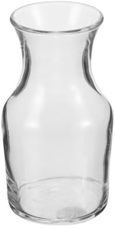 Luxshiny Mini Caraffa in Vetro Trasparente per Vino Decanter per Porzioni Individuali Design Robusto e Accattivante per Ristoranti e