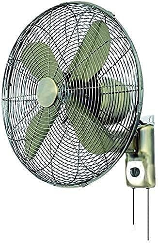 Ventile elettriche montate a Parete a Parete Ventilatore a Parete, Ventilatore a Parete, ventole di Controllo della Parete in Metallo Vintage Antico Antico fantascientifico per la Testa della Testa