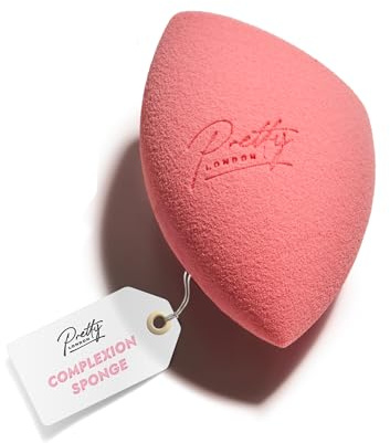 Pretty London – Complexion Sponges for Makeup Application – Soft Beauty Blender Sponges for Foundation, Concealer & Powder – Latex-Free – 1 Pack