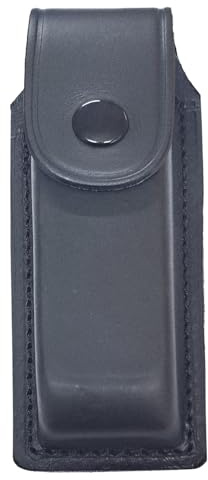 Tiendas LGP Funda Porta Cargador, de Cuero Moldeado, para Pistola 92 FS, Color Negro