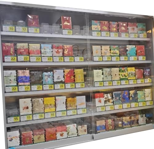 Aluminio Vitrina De Cigarrillos Con Llave De Bloqueo Para Tienda Al Por Menor, 3/4/5/6/7 Estantes - Montado En La Pared Vitrina De Mostrador - Supermercado Armario De Seguridad(92.5x28.8x75cm)