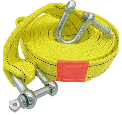Ceinture de Roues Lourdes Câble de remorquage avec Manille 5 m-5 t
