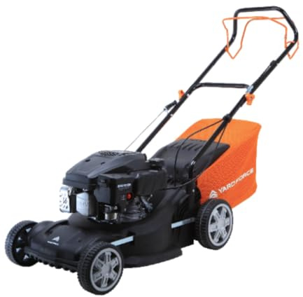 Yard Force Cortacésped de Gasolina autopropulsado, Motor de 4 Tiempos de 127 CC, Ancho de Corte de 40 cm, Bolsa de Recogida de 45 litros, 5 Alturas de Corte