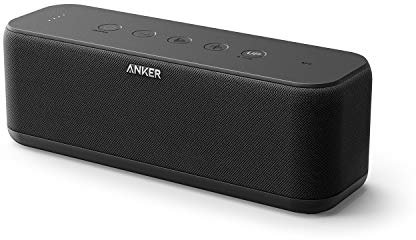 Upgraded Anker Soundcore Boost Bluetooth Speaker, Balanced Sound, BassUp, 12H Play, USB-C, IPX7 Waterproof, Custom EQ via APP, Wireless Stereo Pairing