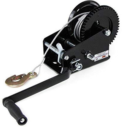 Cabrestante manual 1500 KG 10 M cable profesional