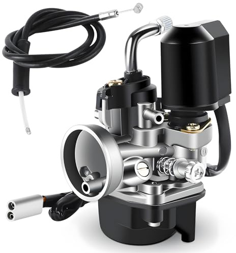 Wilktop 17.5mm Vergaser, Ersatzvergaser mit 17.5mm Durchlass für die Meisten 50ccm Roller