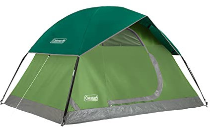 Coleman Sundome Camping Tent, 2 Person, Spruce Green