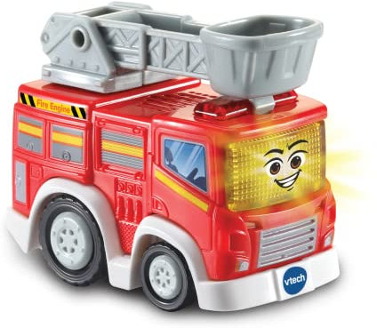 VTech Toot-Toot Drivers Fire Engine| Interactive Toddlers Toy Pretend Play With Lights And Sounds | Suitable Boys & Girls 12 Months, 2, 3, 4 + Years, English Version