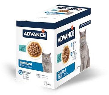 Advance Nourriture Humide pour Chats Stérilisés - Au Cabillaud - Multipack 12 x 85g