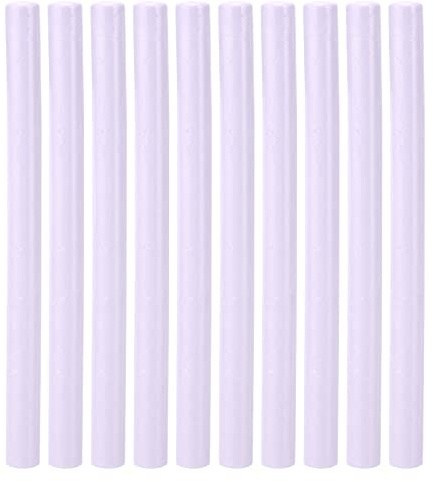 Siegelwachs Sticks, 7mm x 10cm Klebepistole Siegellack Wachs Stangen für Hochzeit Einladungen, Harzflexibles Material, Karten Briefe Geschenkverpackung DIY Dekoration(Lila)