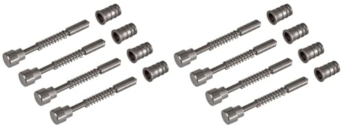 Windhager Federstift-Set für Insektenschutzfenster, Montageset, metallic grau, für Spannrahmenfenster Plus und EXPERT, 03628 (Packung mit 2)