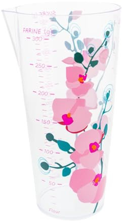 Verre doseur gradué - Démesuré - Orchidée Bleu